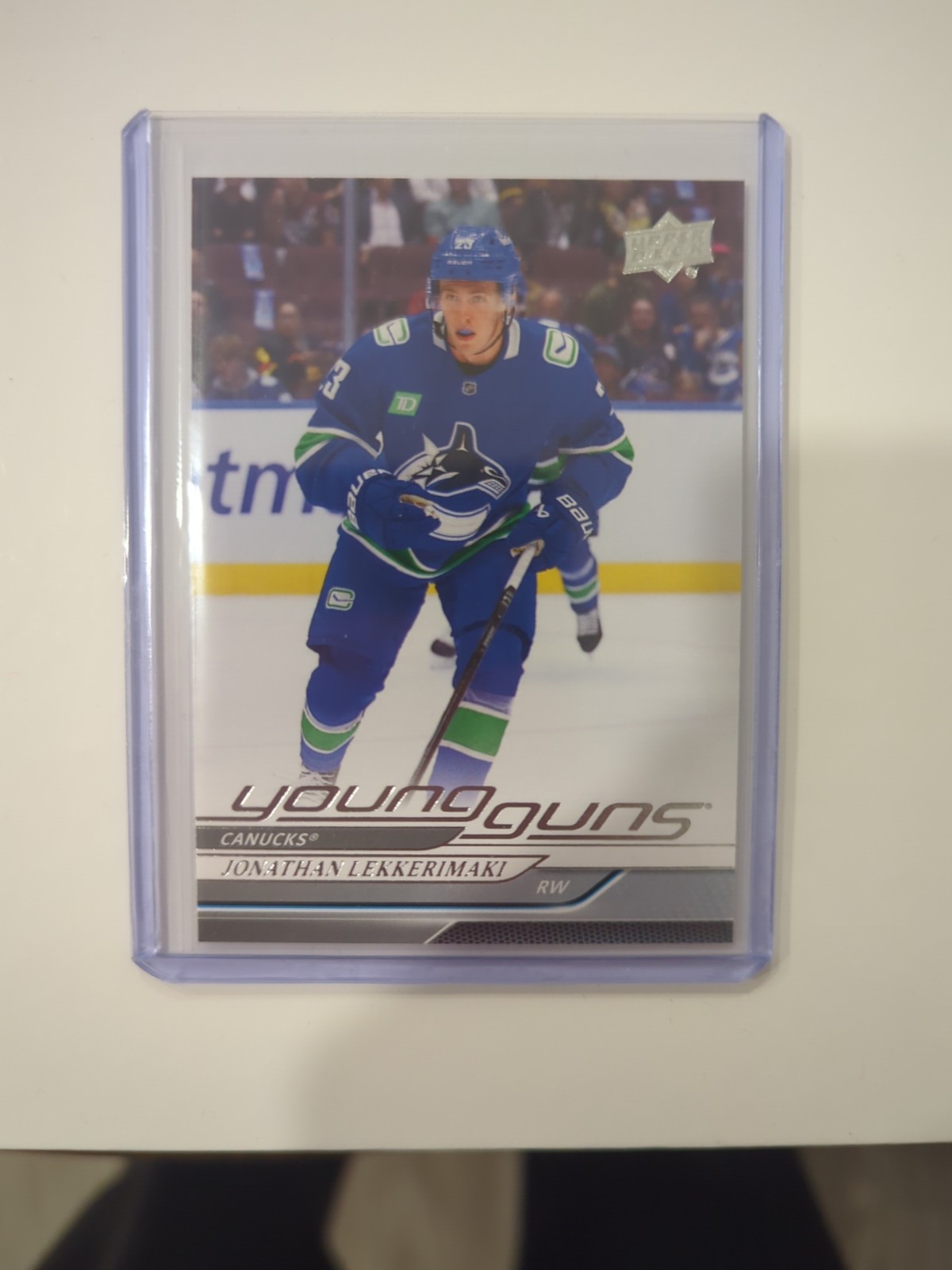 Upper Deck 2024-25 Extended Young Guns Jonathan Lekkerimaki Rookie #706 Canucks