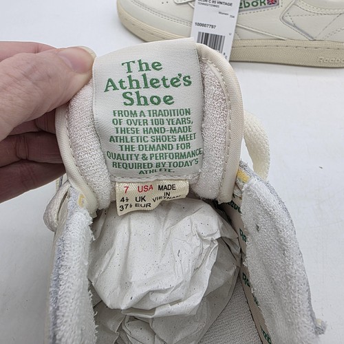 Reebok Club C 85 Shoe Women 7 Tennis Classic Vintage Retro Low Top Starcrest - Picture 3 of 14