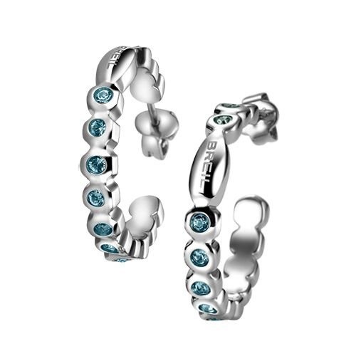 Orecchini Breil Donna Rolling Diamonds in Acciaio TJ1573 - Foto 1 di 1