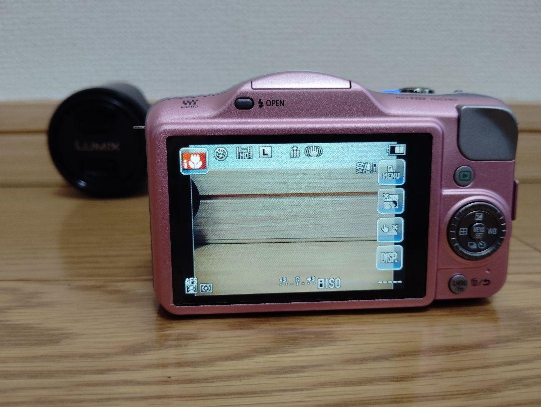 おしゃれで可愛い★LUMIX GF3 ピンク ミラーレス一眼 スマホ転送OK おしゃれで可愛い☆LUMIX GF3 ピンク ミラーレス一眼 スマホ転送