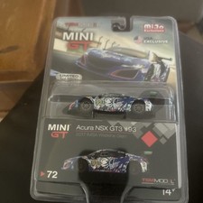 Mini GT 1:64 Acura NSX GT3 Statue of Liberty 2017 IMSA Watkins Glen #72 NEW 