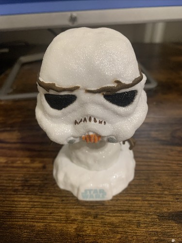 Funko - POP Star Wars: Holiday- Stormtrooper Snowman Loose Out Of Box