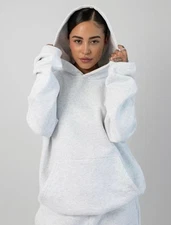 Comfrt Signature Hoodie ~ LIGHT HEATHER GREY ~ Size LARGE ~ Limited Edition NEW!