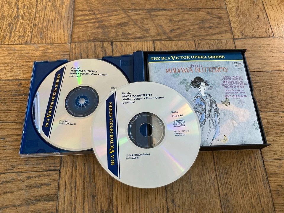 Puccini: Madama Butterfly Moffo, Valletti, Elias, Leinsdorf (RCA Victor 2 CDset) Foto 2 de 3