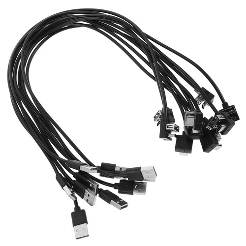 10 Pcs Password Lock Charging Accessories Travel Extension Lead USB Cord - Afbeelding 3 van 12