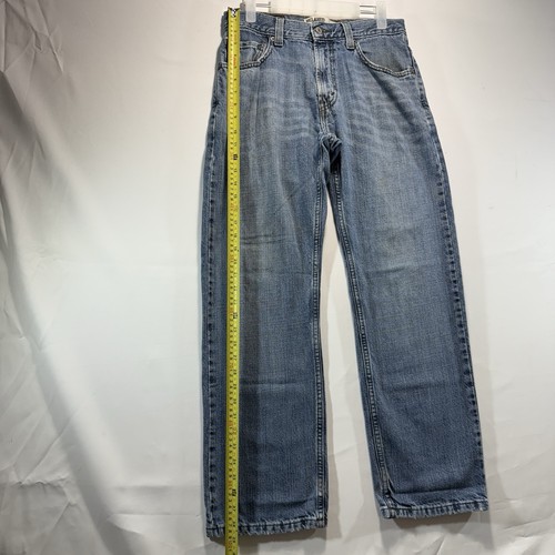 Herren 29x30 Levi Strauss 559 Blau Denim Jeans Gerades Bein - Bild 5 von 16