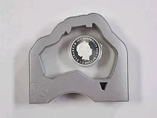 2014 Australia The Land Down Under Gold Rush Colored 1oz Silver Proof Coin w/OGP