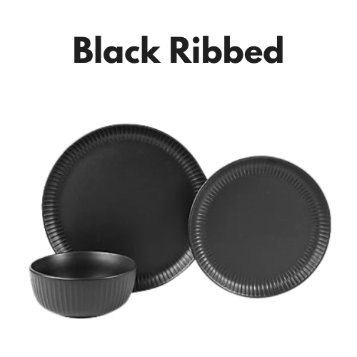 12 Pieces Different Colors Modern Stoneware Dinner Set Plates Bowls Tableware UK eBay