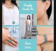 PAPARAZZI NWT - SIMPLY SANTA FE - JUNE 2022 FASHION FIX SET W/STYLE CARD 