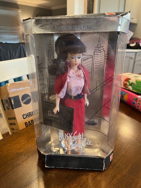 1995 Busy Gal Barbie ( #13675 MATTEL) Limited Edition Reproduction