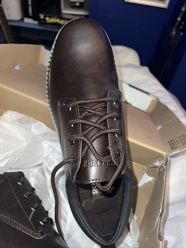 Sketchers Parties Mate dark brown chocolate Men size 11 - Picture 2 of 6
