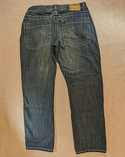 Smoke Rise Premium Men's Size 40 X 34 Blue Jeans Distressed - Picture 2 of 12