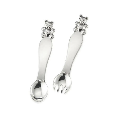 BUCCELLATI SET DI POSATE PER BAMBINI BUBU in argento 925 Cucchiaino Forchettina