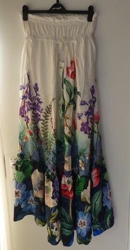 Anthropologie Botanic Strapless Maxi Dress - M - Picture 1 of 12