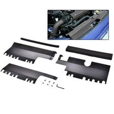 Radiator Shroud Cooling Plate Kit Fit For 2015-2018 Subaru WRX & STi Black