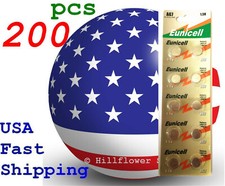 200 pcs AG7 LR57 LR927 XX G7 395A 926 Card 1.5V 0 Hg Alkaline Battery