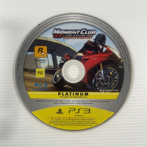 Midnight Club Los Angeles Complete Edition - Playstation 3 (PS3) Disc Only - Picture 4 of 4