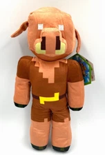 Minecraft Plush Toy Piglin Large 14 inch tall NWT