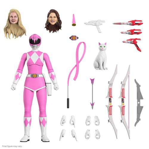Super7 Mighty Morphin Power Rangers Ultimates Wave 2 Figure - Pink Ranger - Picture 2 of 7