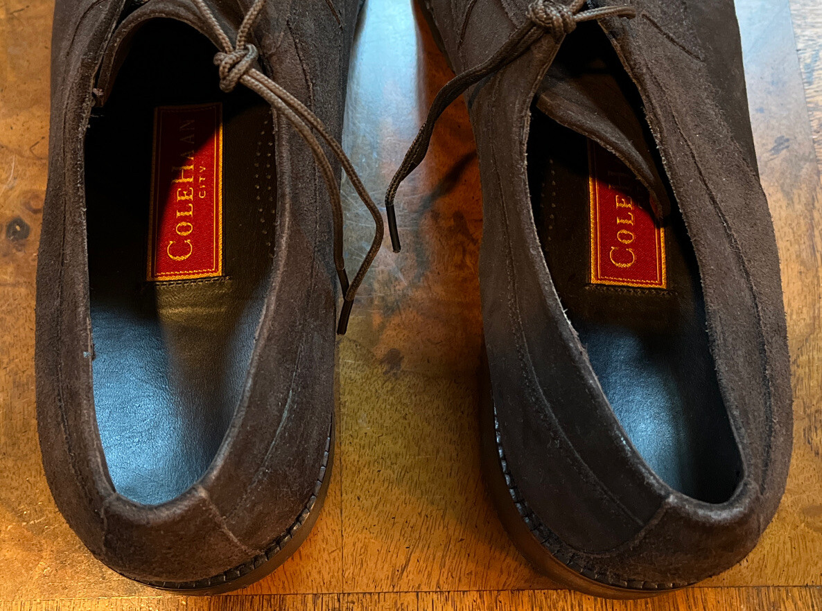 COLE HAAN City Brown Suede Lace Up Thick Sole Oxfords Size 10 COLE HAAN City Brown Suede Lace Up Thick Sole Oxfords Size  main image 4