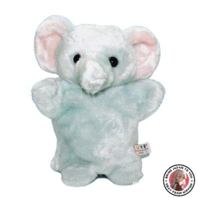 NEW Cute sales Puppet Collection Zoo Elephant Puppet Blue