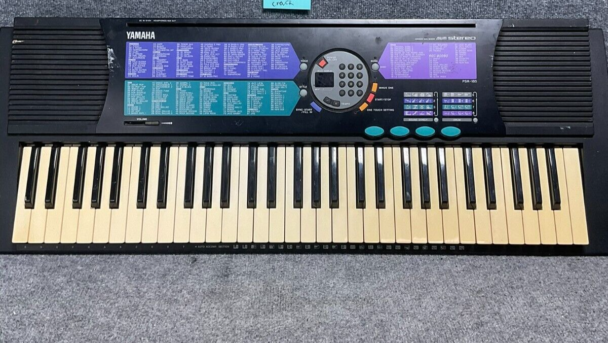 YAMAHA ポータトーン PSR-185 61鍵 電子キーボード Yamaha PSR-185 Advanced Wave Memory Keyboard Piano 61 Keys