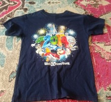 Kids Youth Medium Disneyland Resort Walt Disney World 2014 fireworks tee shirt