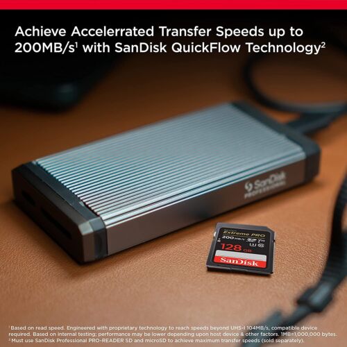 SanDisk SD Extreme Pro 32-512GB Classe 10 UHS-I 170MB/s per Fotocamere DSLR - Imagen 4 de 12