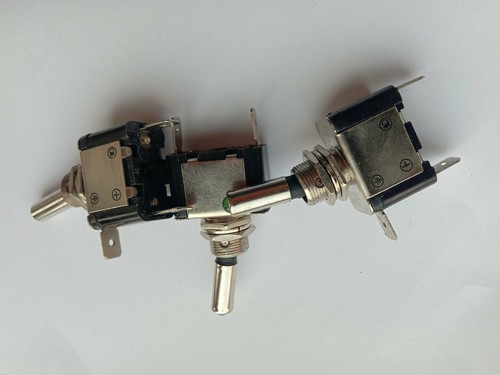 10 pcs Toggle Switch with Green LED Fog Light NEW - Picture 4 of 4