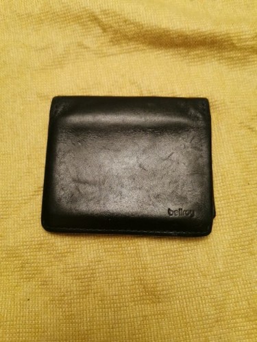 Bellroy Card Leder Geldbörse schwarz