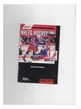 NHLPA Hockey SNES MANUAL ONLY Authentic Super Nintendo