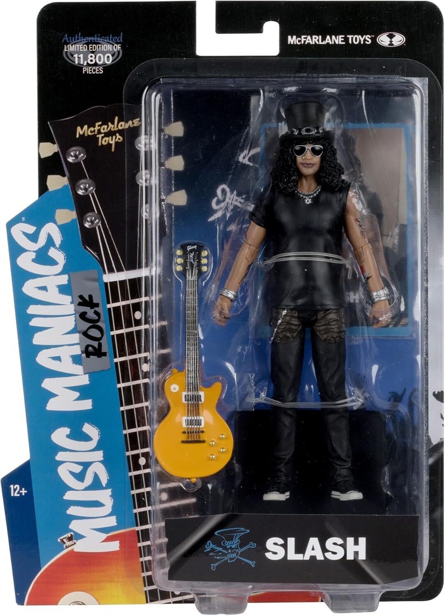 McFarlane Music Maniacs Slash Action Figure Limited Edition | eBay