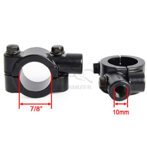 Motorcycle Handlebar Mirror Adapter Mount Holders Bracket Accessories Universal - Picture 4 of 9