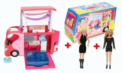 barbie sisters go camping camper