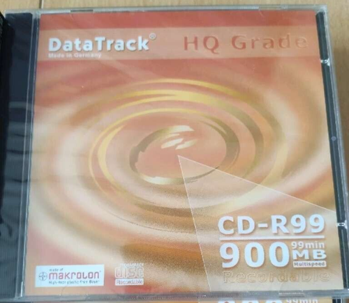 1Stk. CD Rohling CD-R 900MB DataTrack Multispeed HQ Grade Rarität