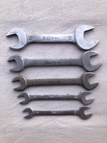 Vintage Hazet "a" Wrench Set B15-B19 BMW 1956-1957 R25/3 R26 R50 R60 R69 R67/3