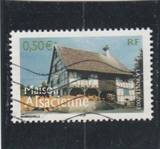 L6735 FRANCE Timbre Y&T N° 3596 de 2003 " Maison Alsacienne " Oblitéré
