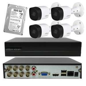 Dahua HAC-HFW1400R 4Mpx Telecamere (Pacco di 4)