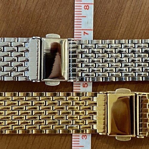 "Brazalete de cuentas de arroz de 18 mm de plata con extremos rectos - esmalte alto - hasta 8""" - Imagen 15 de 20