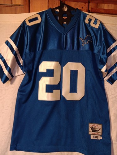 Barry Sanders Mitchell and Ness Jersey 1988 Throwbacks Men’s Size 52 Detroit #20