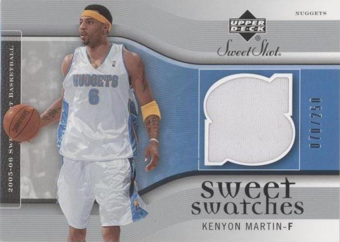 2005-06 Upper Deck Sweet Shot - Kenyon Martin #SW-KM - 1 of 1
