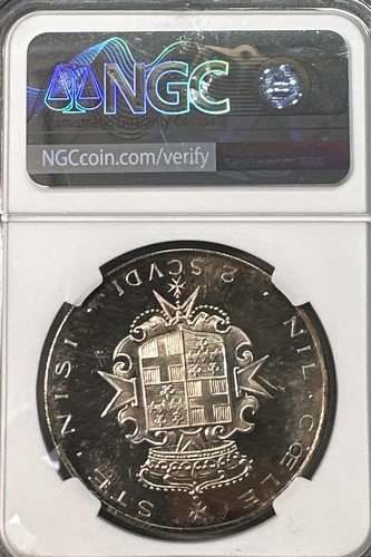 1964 Order of Malta 2S NGC PF64 2 Scudi Proof - Picture 2 of 6