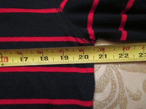 NWT OLD NAVY HENLEY NAVY SHIRT WITH RED STRIPES SIZE M - Picture 5 of 6