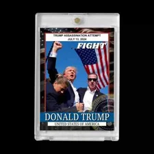 Donald Trump Collectible Trading Card New MAGA 2024 Collector’s Series Mint
