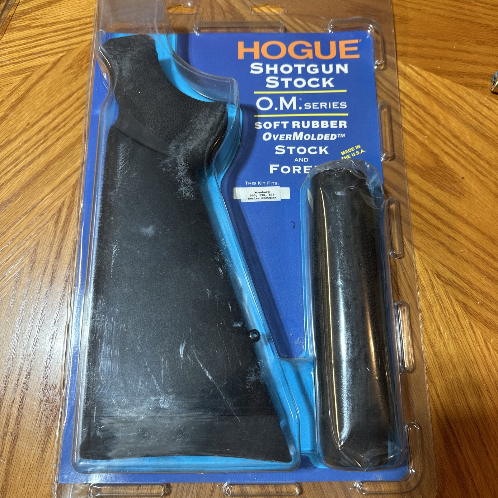 Hogue Mossberg Shotgun 500 590 835 Series Rubber Overmolded Stock Black