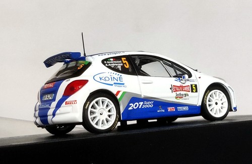 Ixo 1/43 Peugeot 207 S2000 #5 P.Andreuccl A. Andreussl 2010 - Imagen 4 de 6