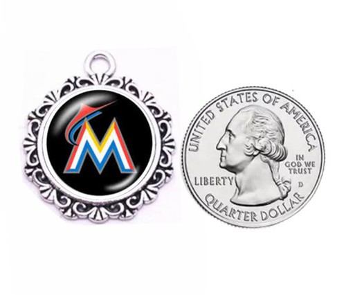 Baseball Charm For DIY Projects, Round Charm - Picture 4 of 4