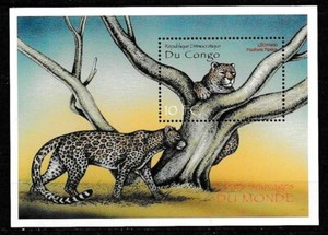 Congo Zaire 2000 Felins MS SC 1519  MNH Mint/Never Hinged