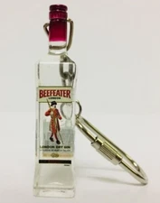 Beefeater London Dry Gin Mini Bottle Plastic Key Chain Liquor Limited Edition