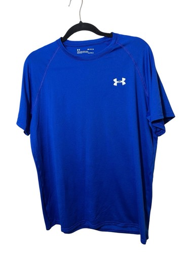 Under Armour Men’s Royal Blue Heat Gear Short Sleeve Shirt Size Medium